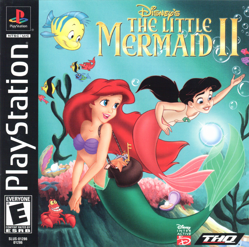 Little Mermaid II box art for Playstation